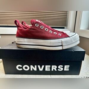 Converse Slip on Sneakers, ladies size 8
